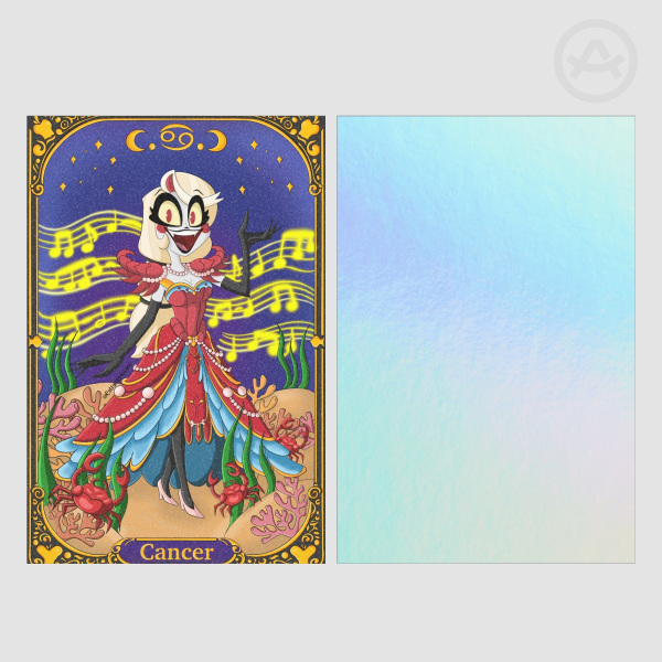 Charlie Cancer Zodiac Sign HoloCard