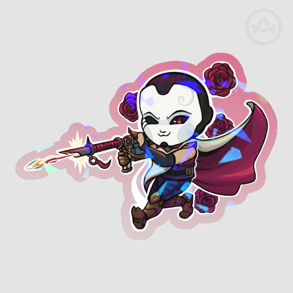 Chibi Jhin Sticker (2.5")
