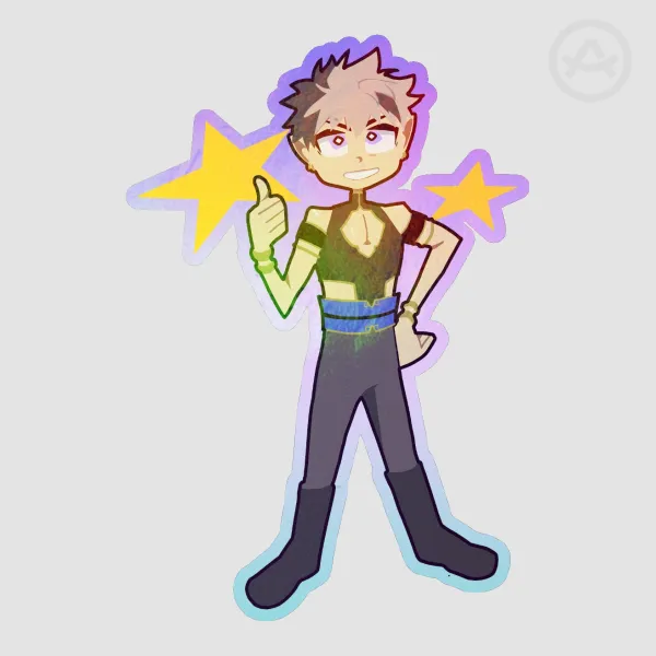 Ruze Colored Edge Die Cut Stickers