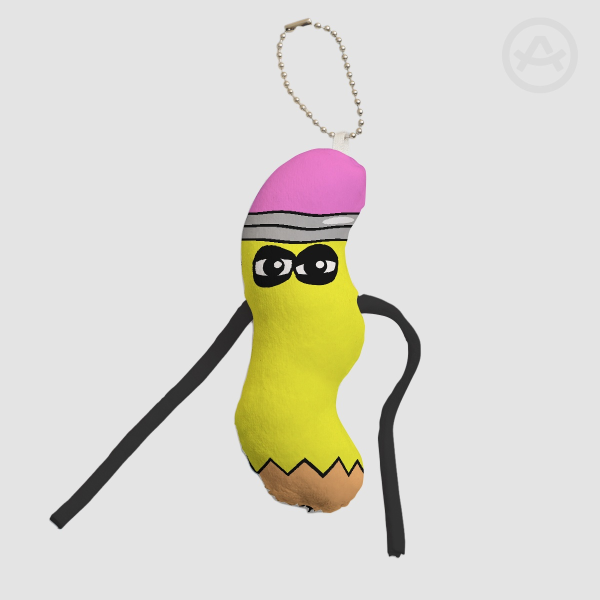 Mr. Write Silly Plush Charm