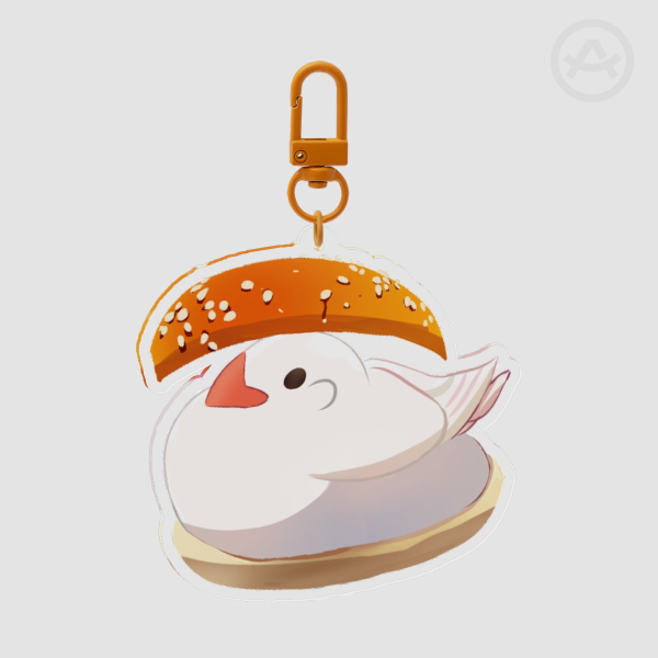 Pigeon Acrylic Keychain