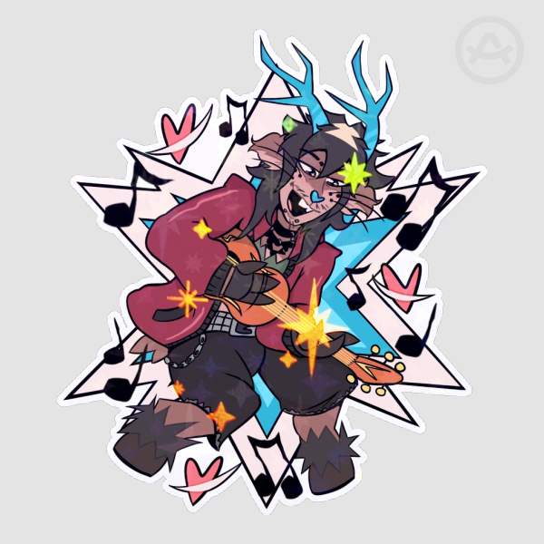 Trans Dess Die Cut Sticker