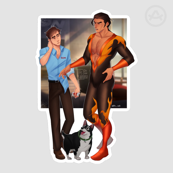Flambert! Dispatch Sticker