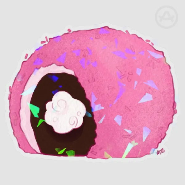 Snowball sticker holo