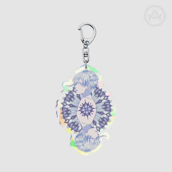 Antarc Reflection Broken Glass Acrylic Keychain