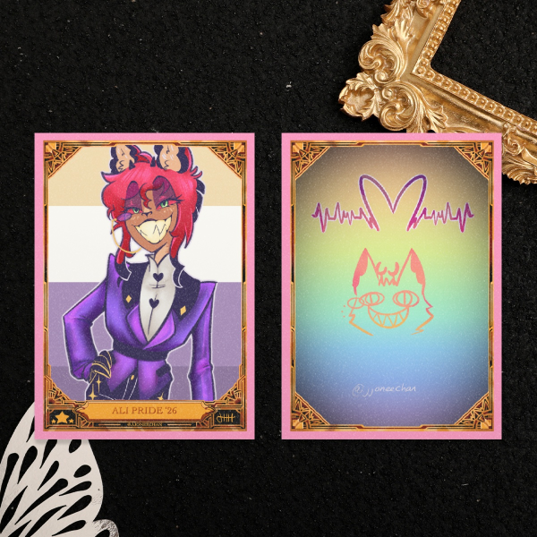 Pride ‘Enby’ Ali Foil Holo Fancard