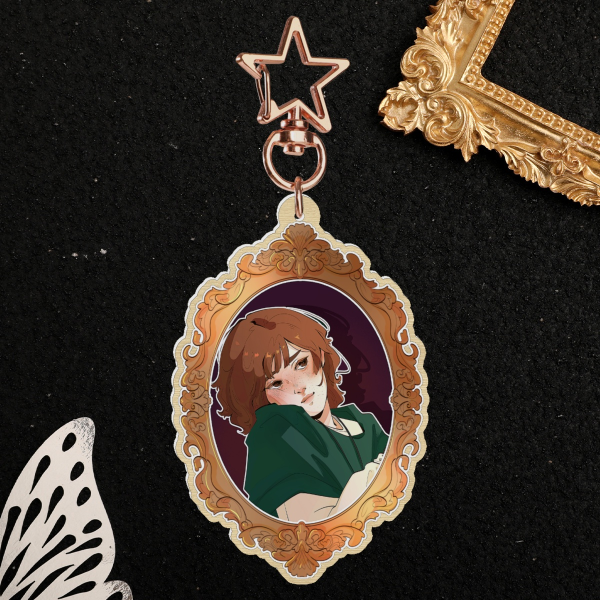 [ OC ] Helio - wood keychain