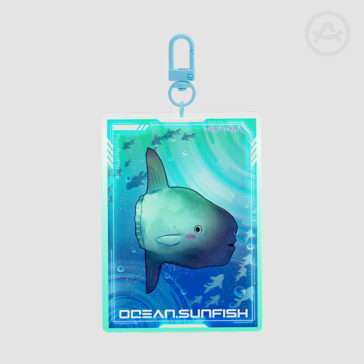 Mola Mola Card Acrylic Keychains - Sea Creature Lovers Unite! Collab