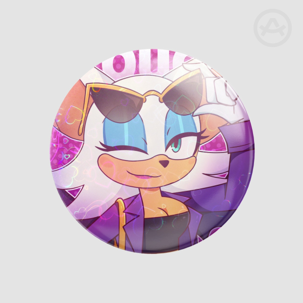 Rouge (The Murder of Sonic the Hedgehog) Holographic Pin
