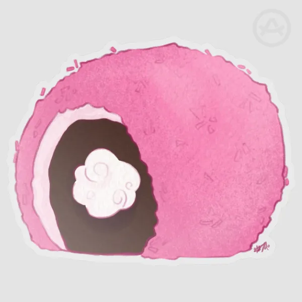 Snowball sticker matte