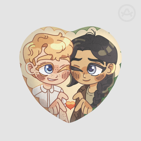 everlark plush badge