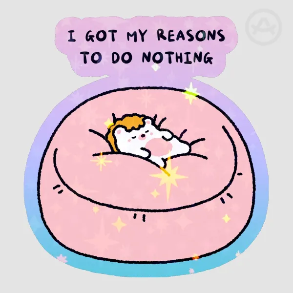 Heho Do Nothing - Die Cut Stickers