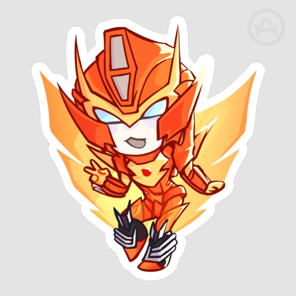 Rodimus Prime Die Cut Sticker
