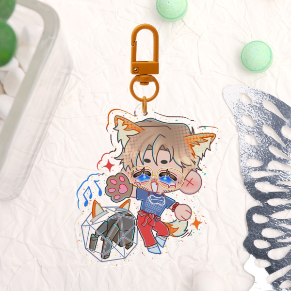 Ryland Grace Rocky PROJECT HAIL MARY Glitter Acrylic Keychain | Ryan Gosling RGCU