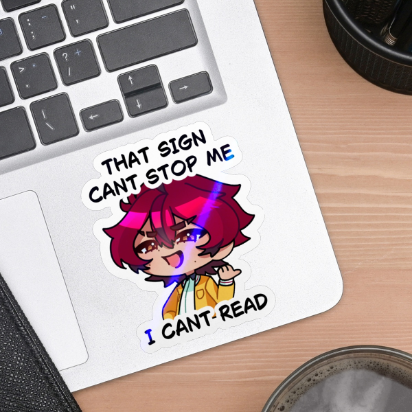 Large Holographic Daisuke Sticker Single