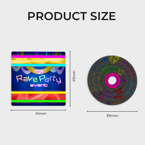 The Rave Party Event CD Keychain H0MEX0