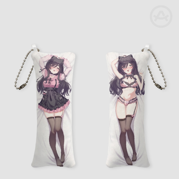 Tsukikoinu Mini Body Pillow Keychain