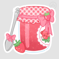Pawberry Jam Sticker