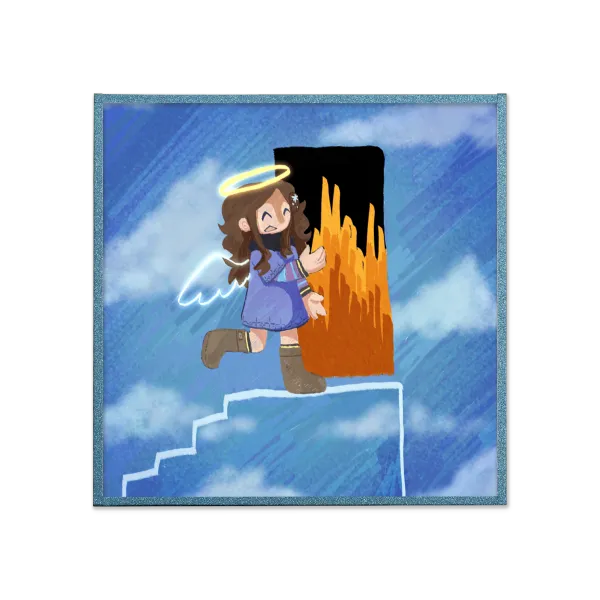 And in case I don't see ya! Akane Kurashiki Zero Escape Art Board