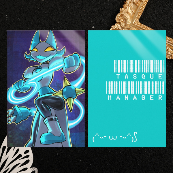 Tasque Manager Vortex Holographic Photocard Mini Print