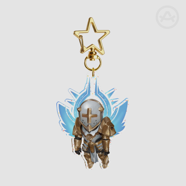 Gabriel Glitter Acrylic Keychain