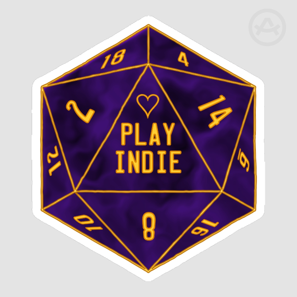 play indie (v1) - sticker