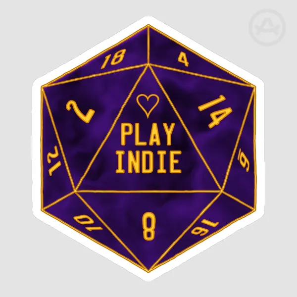 play indie (v1) - sticker