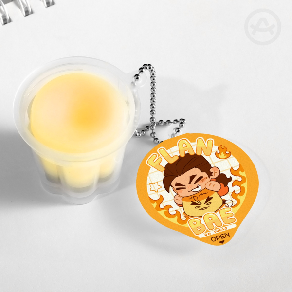 Flambae dispatch flanbae Squishy Pudding Jelly Keychains