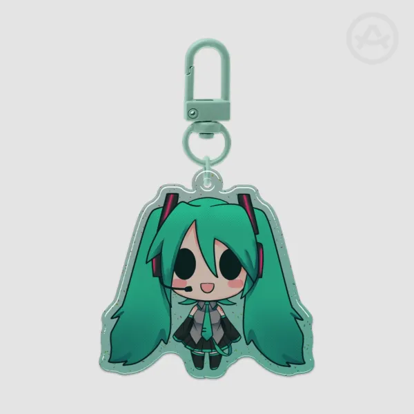 V synth series: Hatsune Miku V2 Epoxy acrylic keychain