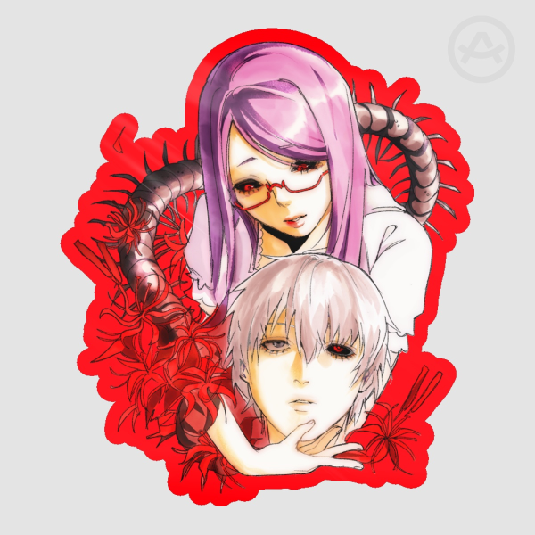 Kaneki/Rize Sticker