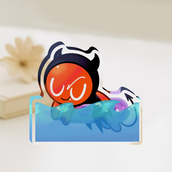 Cookie Run Devil Cookie Pool Floaty Desk Buddy