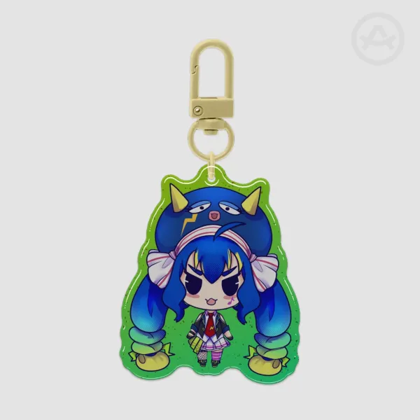 V synth series: Otomachi Una V4 Spicy Epoxy acrylic keychain