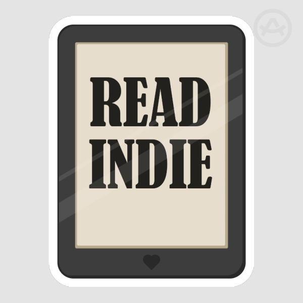 read indie (v2) - sticker