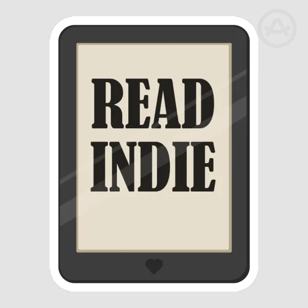 read indie (v2) - sticker