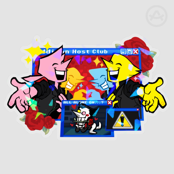 Cyber City Valentines Stickers - Addisons