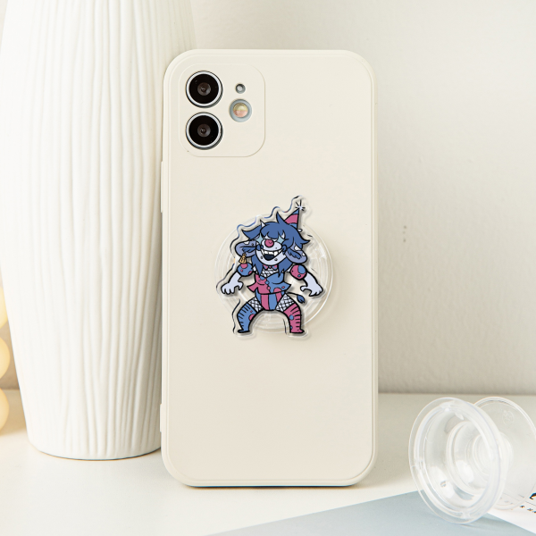 MooPup Acrylic Airbag Phone Holder - 1.96"(50mm), Clear