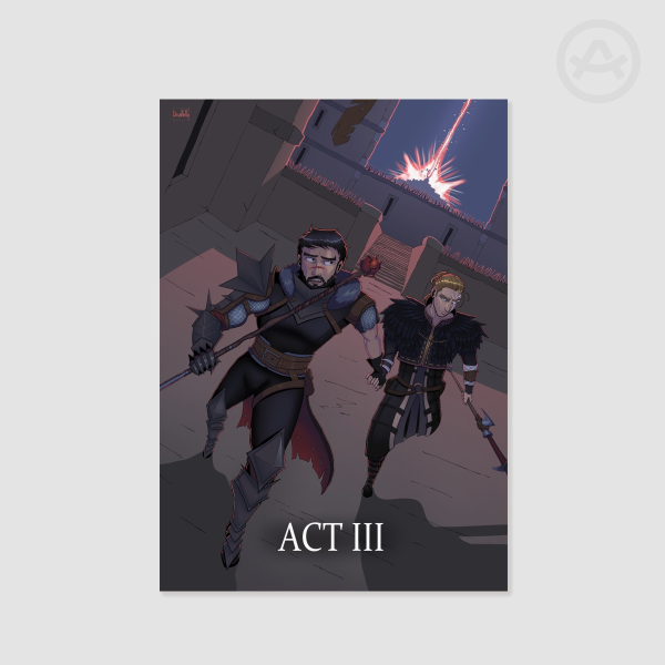 Dragon Age 2 Act 3 A4 Print