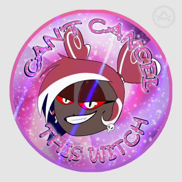 Can't Cancel This Witch Velvette Sticker