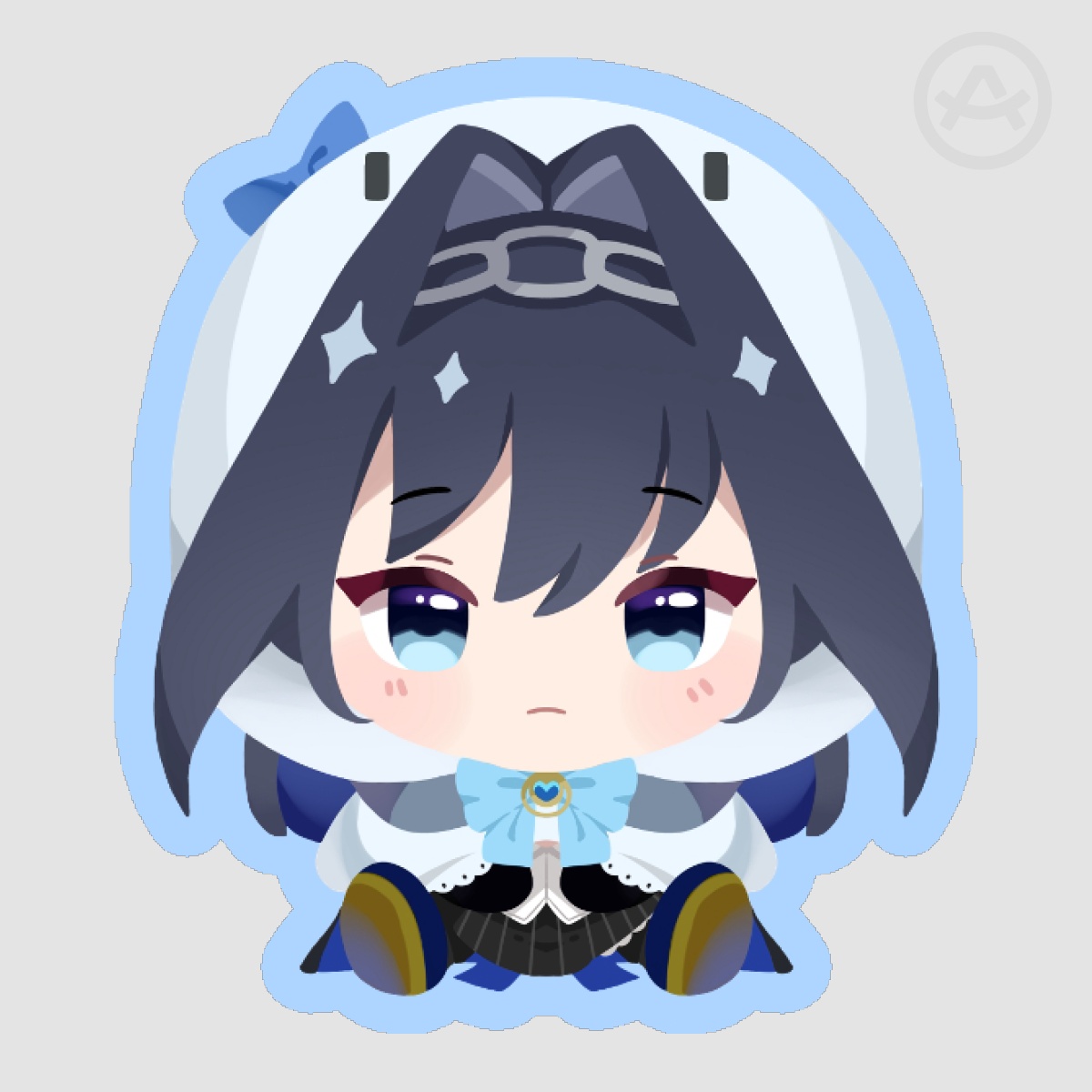 Ouro Kronii - MochiMochi Sticker