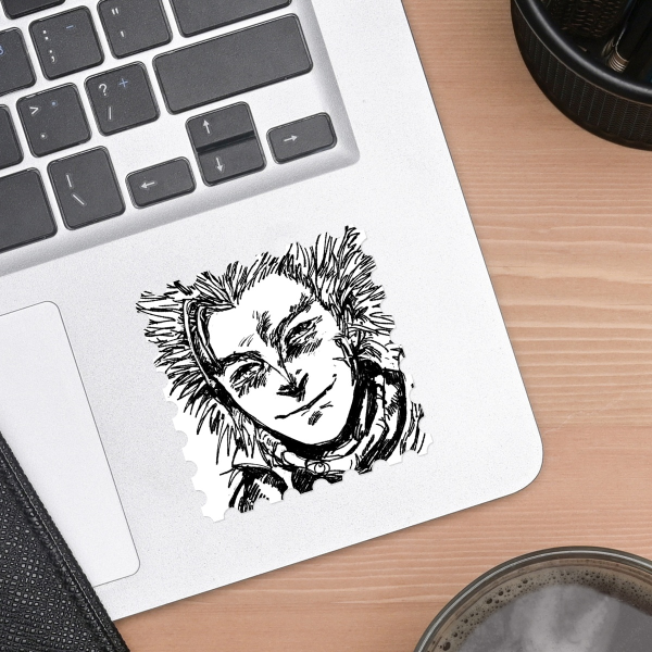 [ FF7 ] Zack Fair Stamp Sticker