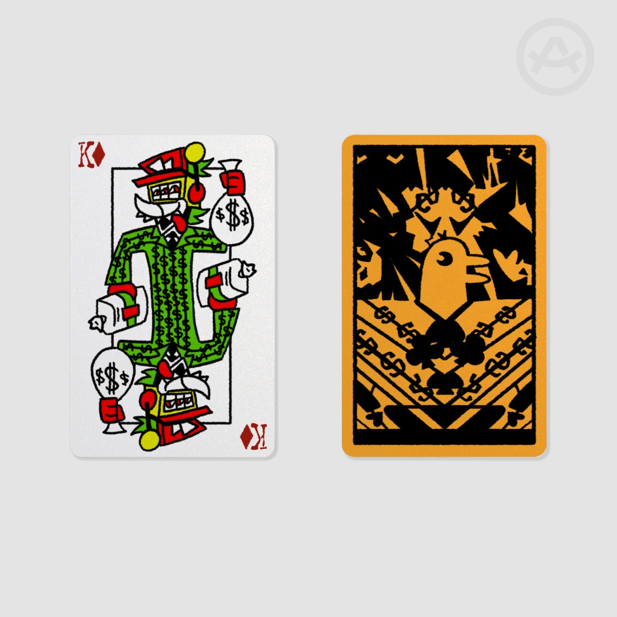 Duck Shuffler King of Hearts - Pearl Paper Photocard