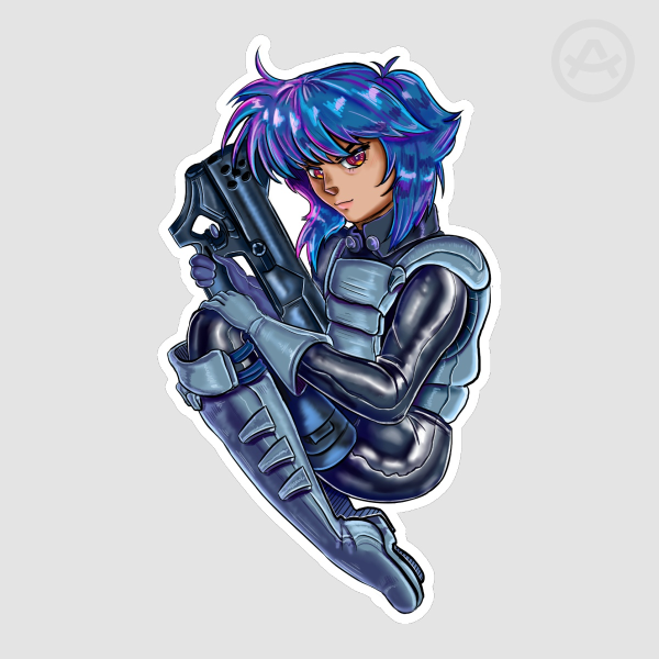 Motoko Kusanagi Sticker GITS