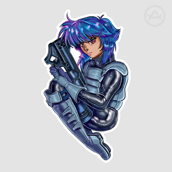 Motoko Kusanagi Sticker GITS