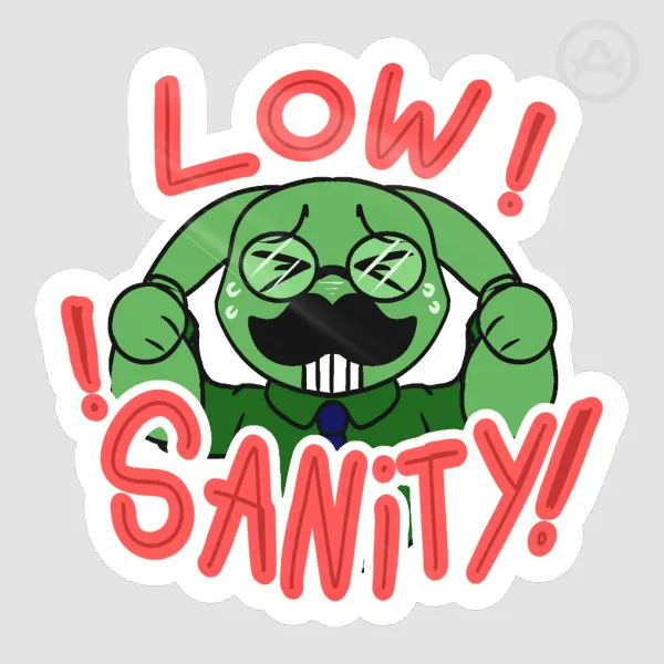 Psychologist Low Sanity sticker