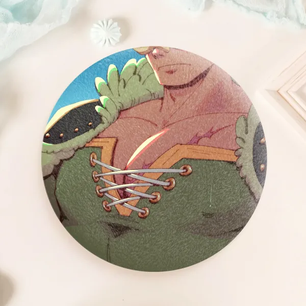 2.3” Elbaph Zoro Plush Badge