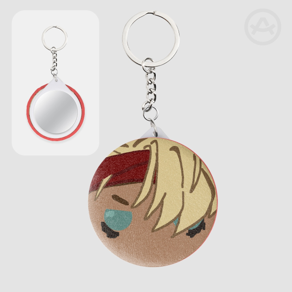 (TPoF) Derek Goffard Plush Badge Mirror Keychain