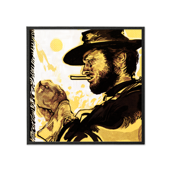 "L'Estasi dell'Oro" Clint Eastwood Art Board