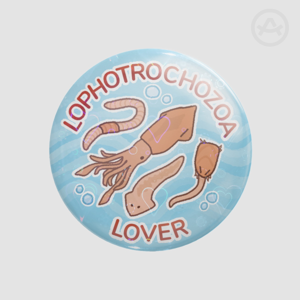 "Lophotrochozoa Lover" Biology Badge