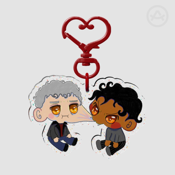 dm vampires Glitter Acrylic Keychains
