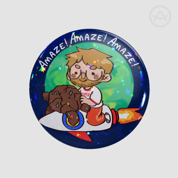 PROJECT HAIL MARY - Grace and Rocky Button